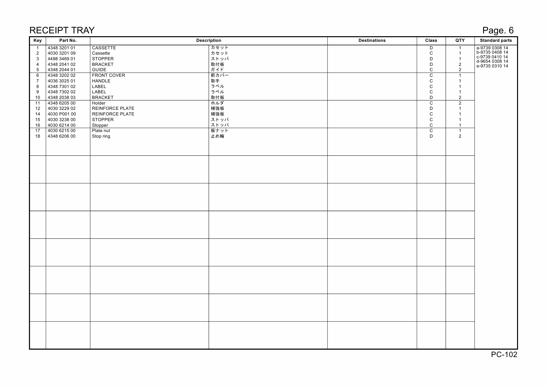 Konica-Minolta Options PC-102 4061112 Parts Manual-6